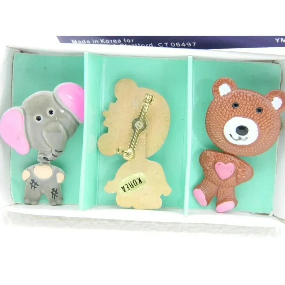 VTG 1985 SWING N' SWAY Animal Scatter Pins In Original Box
